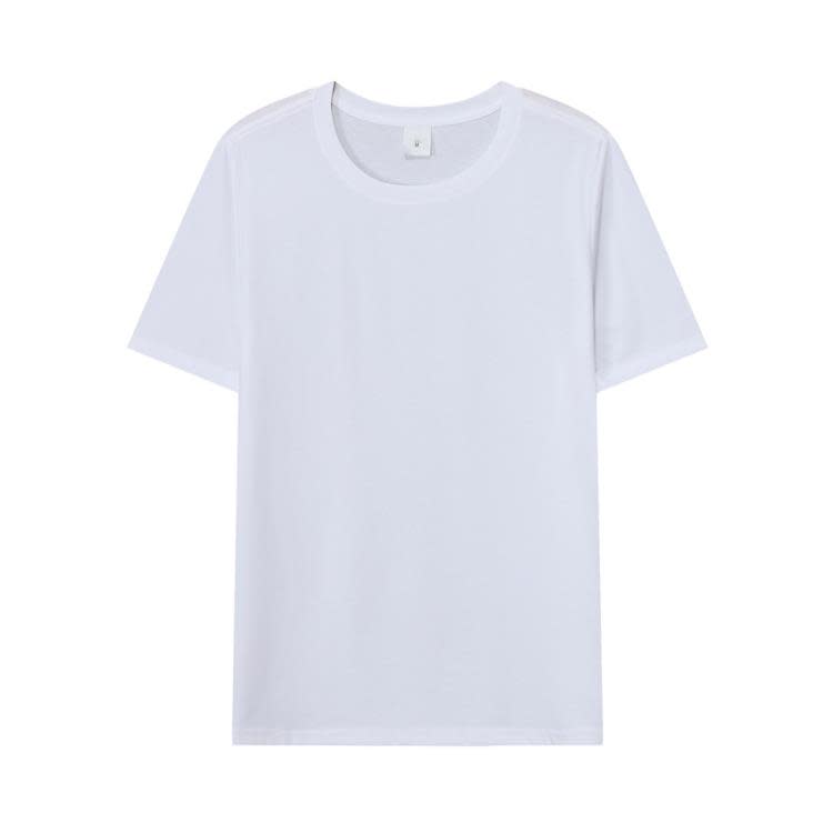 T恤訂製透氣大眾棉蓋絲短袖體恤夏季ins潮牌空白大碼圓領衫定做-細節圖5