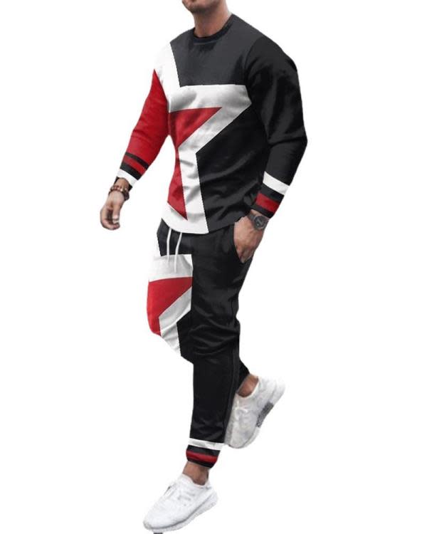 電商廠家貨源 成人3D數碼印花衛衣衛褲套裝-細節圖5