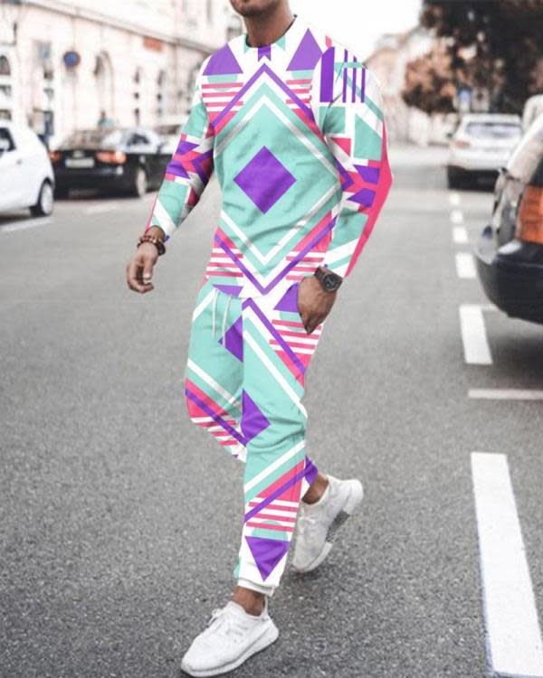 電商廠家貨源 成人3D數碼印花衛衣衛褲套裝-細節圖9