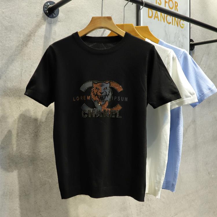 短袖T恤 春夏新款上衣修身男士圓領針織衫青年休閒潮一件代髮-細節圖3