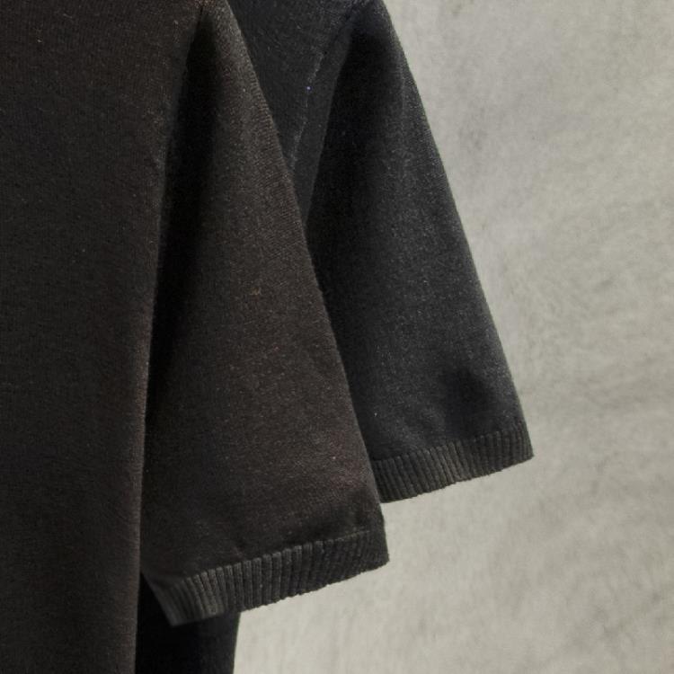 短袖T恤 2023春夏新款男士圓領針織衫正韓修身個性半袖潮一件代髮-細節圖5