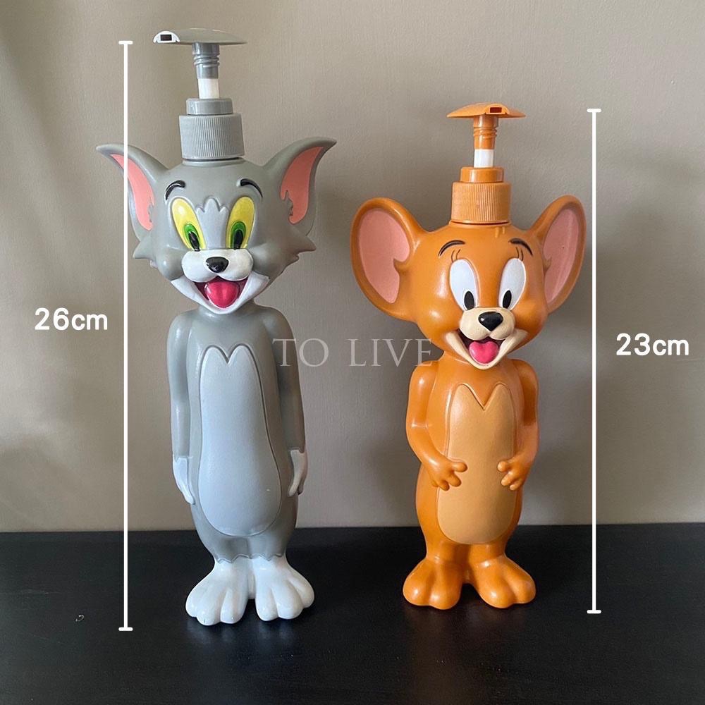 （兩隻一組） Tom and Jerry 湯姆貓分裝瓶｜ 傑瑞 分裝瓶 擠壓瓶 洗手乳瓶 沐浴乳瓶-細節圖5