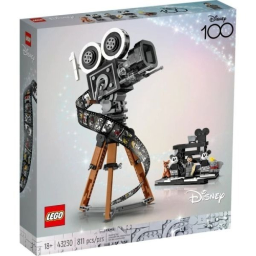 【周周GO】樂高 LEGO 43230 Disney 復古攝影機 向華特·迪士尼致敬