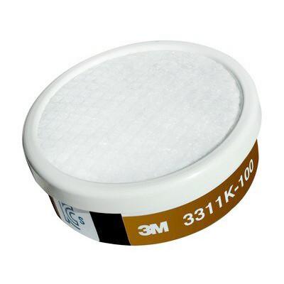 【肉肉朋友】 3M 3200單罐式防毒面具 + 3311K-100有機濾毒罐 2件組-細節圖3