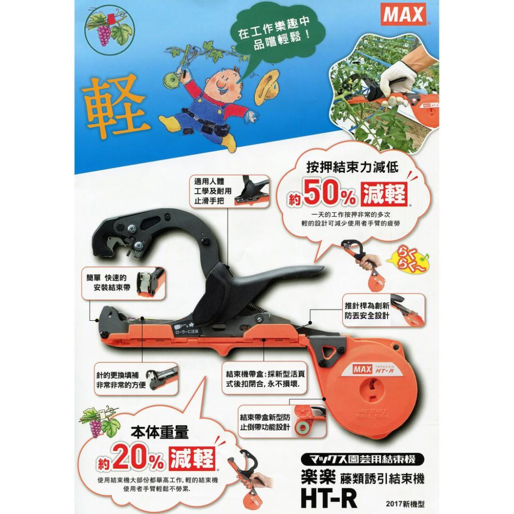 【肉肉朋友】 MAX HT-R 園藝結束機 藤類誘引結束機 單機/套組-細節圖4