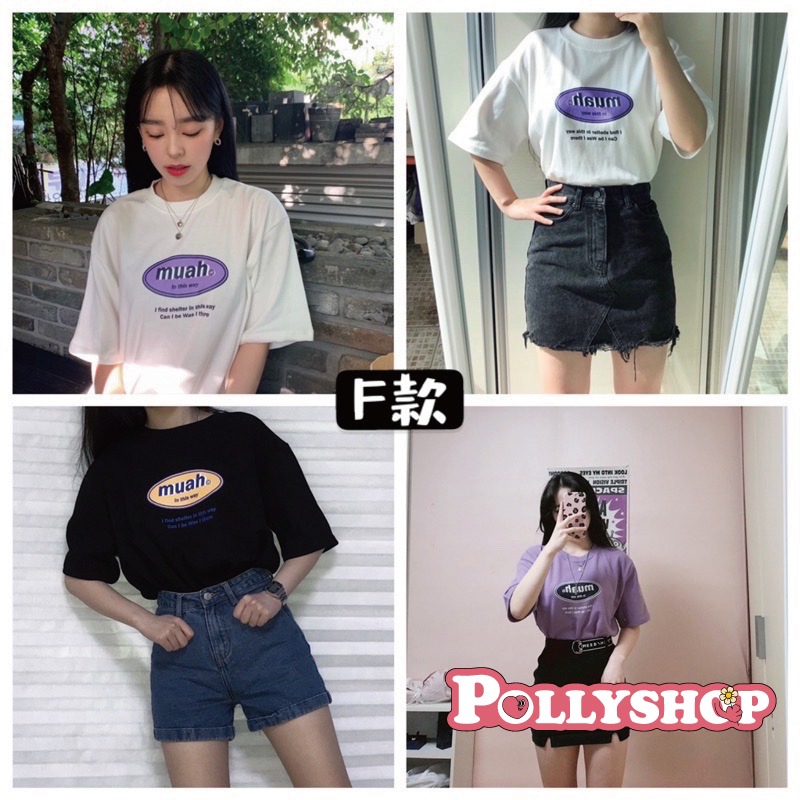 muahmuah 短袖 厚棉 短T 經典短袖 多色 多款 上衣 情侶衣 正韓 情侶服 男女款-細節圖7
