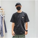 【1-4天出貨】Carhartt K87 口袋短Tee 短t 短踢 2021 素T 口袋T 短袖 重磅 棉T 男女生-規格圖9