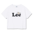 【1-4天出貨】LEE 小花 LOGO 短版上衣 短袖 短T 短踢 韓國代購-規格圖8