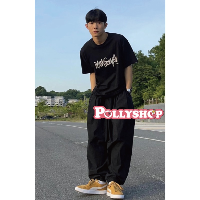 【1-4天出货】 Mark Gonzales 胸前刺绣小花花短袖小天使Whatitisnt 短踢短T-細節圖7