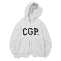 【1-4天出貨】正韓預購 CGP X Hoshi 雙頭拉練外套 連帽外套 外套 Code graphy 刷毛-規格圖8