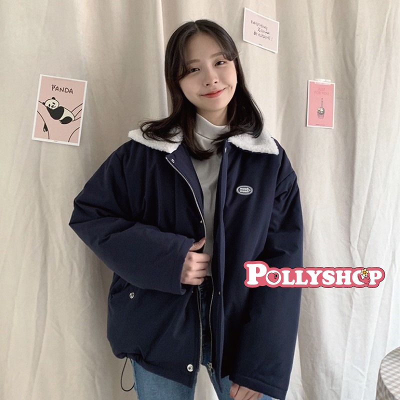 現貨1-4天出貨【正韓免運】韓國MUAHMUAH 大翻領飛行外套 MUAH MUAH外套 冬季外套-細節圖3