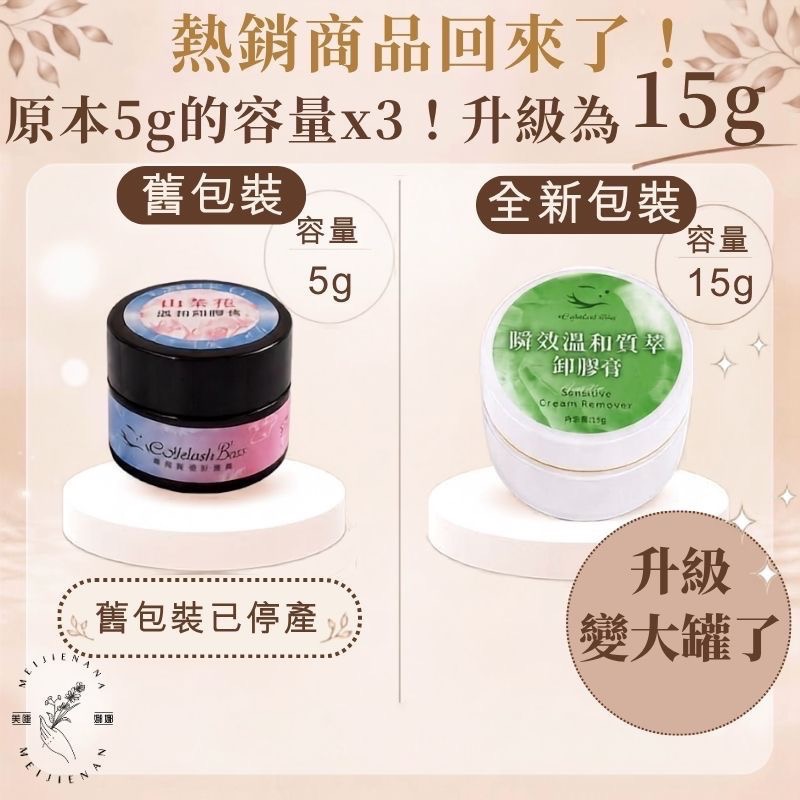 睫老闆 瞬效溫和質萃卸膠膏 15g 卸除膏 卸膏 卸睫毛 卸膠膏 睫毛卸膏 卸膏 美睫材料 美睫考試 美睫娜娜-細節圖3