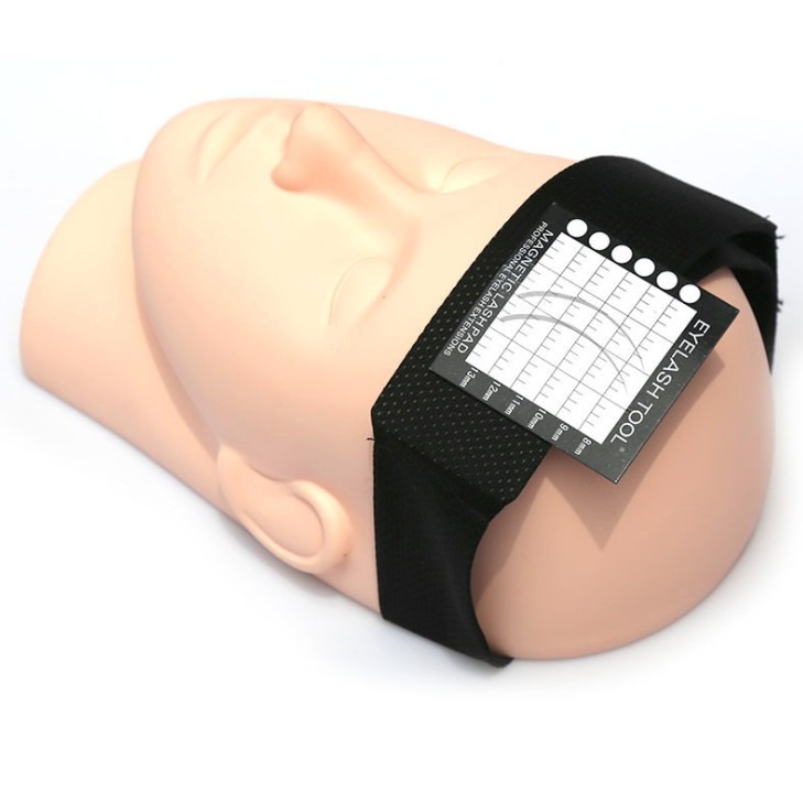 現貨秒出 美睫頭巾 美容頭巾 美睫 額頭墊 睫毛磁吸頭巾 睫毛卡 睫毛頭巾 美睫巾 美睫娜娜 蓋髮巾 美睫材料-細節圖4