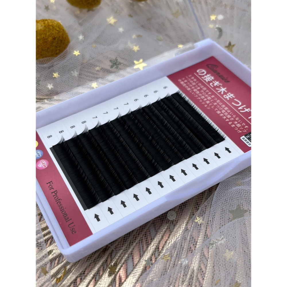 現貨 綜合板下睫毛 12排睫毛大容量 自然感下睫毛 下睫毛 混合版下睫毛 0.15 Ｊ卷 長度6/7/8 美睫娜娜-細節圖9