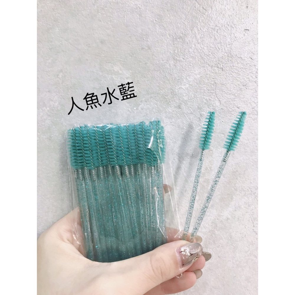 現貨 睫毛刷 50枝/包 植睫毛/接睫毛/種睫毛/燙睫毛 眉毛刷 睫毛刷 刷子 眉梳 來店禮 打卡禮 美睫娜娜-細節圖8