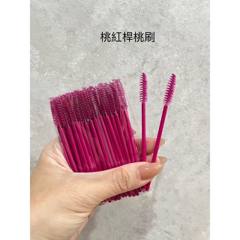 現貨 睫毛刷 50枝/包 植睫毛/接睫毛/種睫毛/燙睫毛 眉毛刷 睫毛刷 刷子 眉梳 來店禮 打卡禮 美睫娜娜-細節圖9