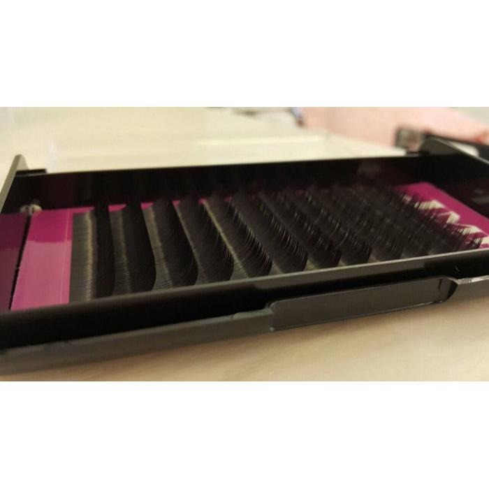 【美睫娜娜】韓國閃耀黑鑽 (0.07單排賣場,現貨供應,買十排送一排) 黑鑽睫毛 絲絨貂毛 開花毛 6D 9D 專用毛-細節圖3