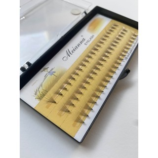 便利花 朵毛 美睫材料  10根一束 便利花 六Ｄ自動開花 快速嫁接 編織爆濃 自然 假睫毛 美睫娜娜-細節圖2