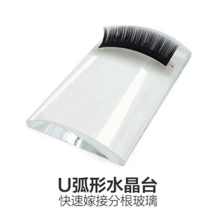 現貨 水晶台 種睫毛 花型 水晶台 玻璃台 美甲專用調色台 睫毛水晶台 開花水晶台 美睫材料 美睫工具  美睫娜娜-細節圖2