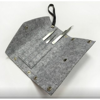 現貨 JOVISA 羊毛氈工具包 植睫工具包 夾子收納包 美睫娜娜 美睫收納 美睫材料 美睫娜娜 工具包 美睫工具 美睫-細節圖5