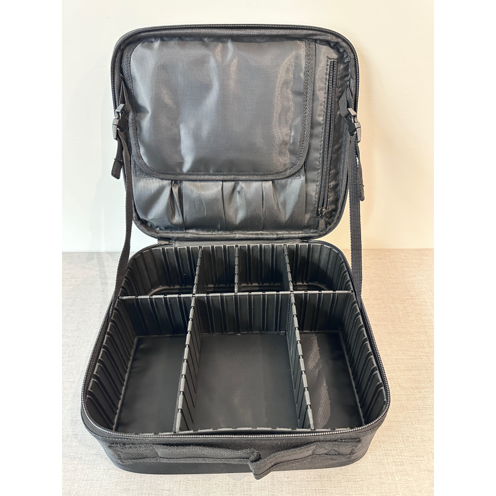 小號化妝箱 小號美睫箱 外出包 美睫手提箱 現貨 手提美睫箱 小尺寸 紋繡箱 黑色手提箱-細節圖6