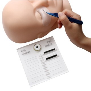 現貨 水晶台 睫毛水晶台 大塊双面 刻度睫毛板含玉石 美睫工具 嫁接睫毛 壓克力 美睫工作台 嫁接工具台 美睫娜娜-細節圖3