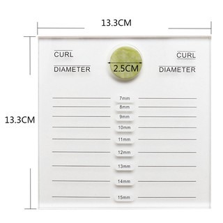 現貨 水晶台 睫毛水晶台 大塊双面 刻度睫毛板含玉石 美睫工具 嫁接睫毛 壓克力 美睫工作台 嫁接工具台 美睫娜娜-細節圖4