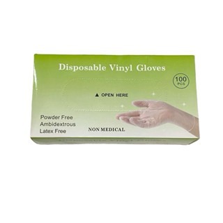 現貨 一次性PVC手套 PVC 除毛手套 紋繡手套 工作手套 無粉 100入 透明手套 手套 拋棄式手套  美睫娜娜-細節圖8