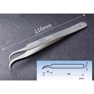 【美睫娜娜】接睫毛專用 瑞士 VETUS 超精密 彎嘴夾 7-SA 美甲師/美睫師 開花夾 3D 6D 9D 專用-細節圖2