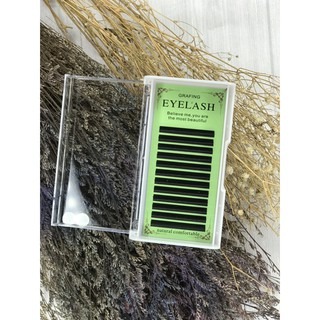 現貨 嫁接睫毛用 下睫毛 0.1 J6 膠原蠶絲睫毛  【美睫娜娜】一盒12排大容量 毛料細緻自然-細節圖2