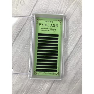 現貨 嫁接睫毛用 下睫毛 0.1 J6 膠原蠶絲睫毛  【美睫娜娜】一盒12排大容量 毛料細緻自然-細節圖3