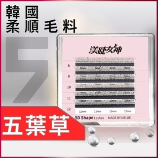 5D便利花 韓國美睫 五葉草 0.05 5D 大開花朵毛 朵毛 開花毛/美睫材料/美睫朵毛/編織毛 美睫diy 渼睫女神-細節圖5