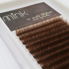 睫老闆 咖啡色 水貂絲 0.07/0.15/0.1 水貂 水貂毛 美睫  美睫材料 霧面睫毛 美睫教學 美睫工具-細節圖3