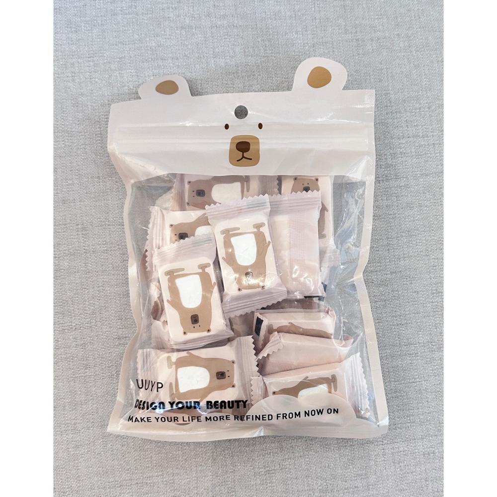 壓縮洗臉巾 小熊 現貨 洗臉巾 拋棄式毛巾 加厚毛巾 親膚材質 獨立包裝 壓縮毛巾 加厚加大 MJNN-細節圖6