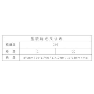 亮黑  0.07 JOVISA 墨硯睫毛 0.07 C/CC捲度 六D睫毛 開花毛 濃密感佳 美睫娜娜 美睫材料 6D-細節圖4