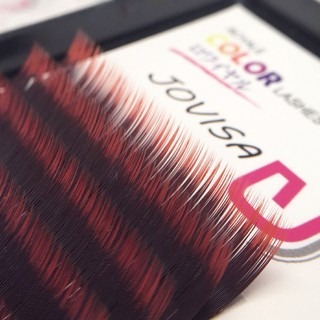 jovisa  漸層 睫毛 接睫 C型 粗度 0.15 彩色睫毛 藍色睫毛 紅色睫毛 紫色睫毛 彩毛  美睫娜那-細節圖3