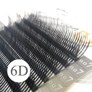 JOVISA 薔薇莎 小紅書 漫畫款 六根一束 6D/9D 開花毛 美睫材料 種睫毛 美睫 0.07 美睫娜那-細節圖4