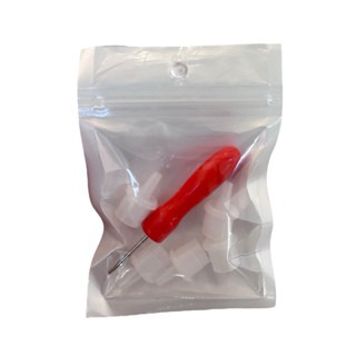 現貨 美睫長針型防堵針 黑膠防堵針  長針型防堵針 防堵針 加粗加長 開瓶針 穿孔針 多功能長針 美睫娜娜-細節圖3