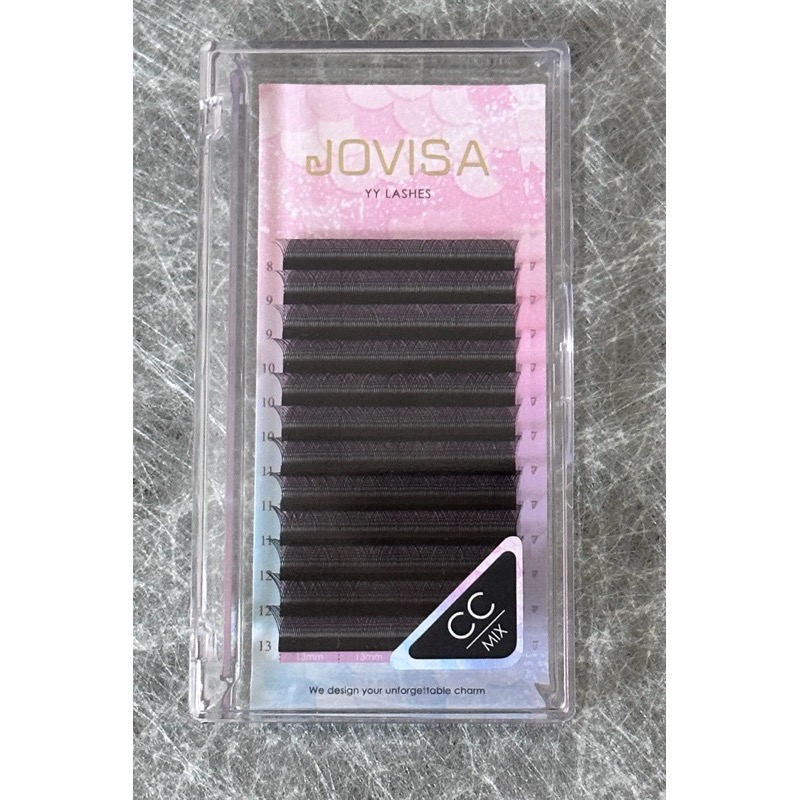 現貨 YY睫毛 Jovisa 綜合版 美睫 人魚魅惑 6D濃密吸膠 2種卷度 假睫毛 嫁接睫毛 睫毛 美睫材料 MJNN-細節圖4