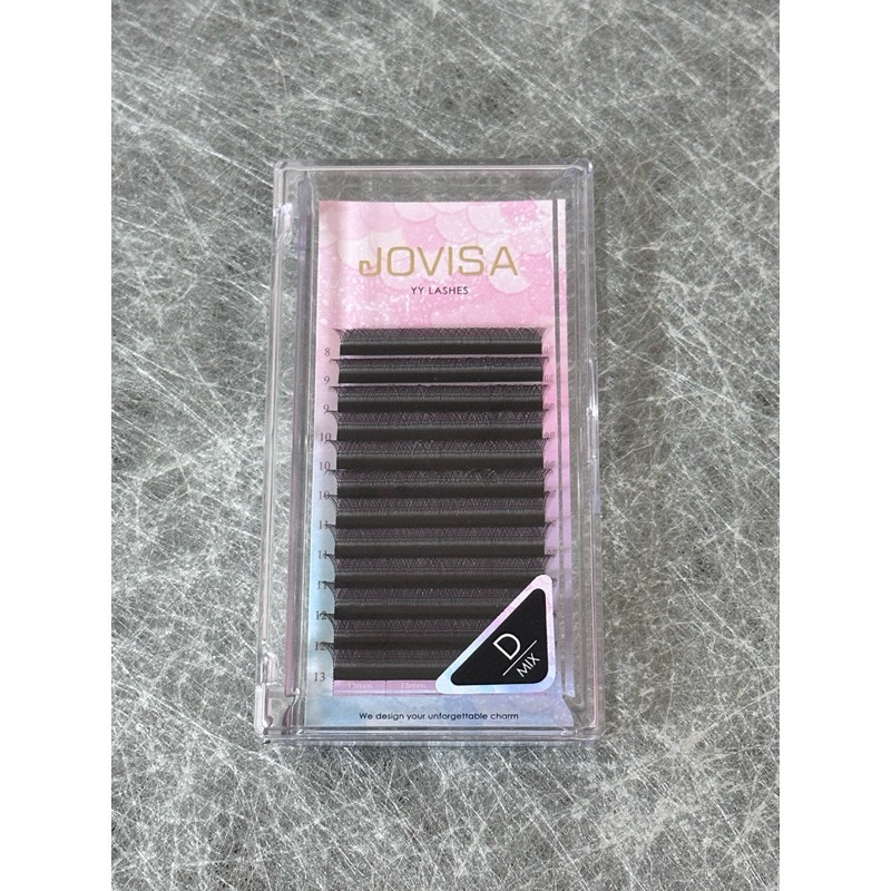 現貨 YY睫毛 Jovisa 綜合版 美睫 人魚魅惑 6D濃密吸膠 2種卷度 假睫毛 嫁接睫毛 睫毛 美睫材料 MJNN-細節圖6
