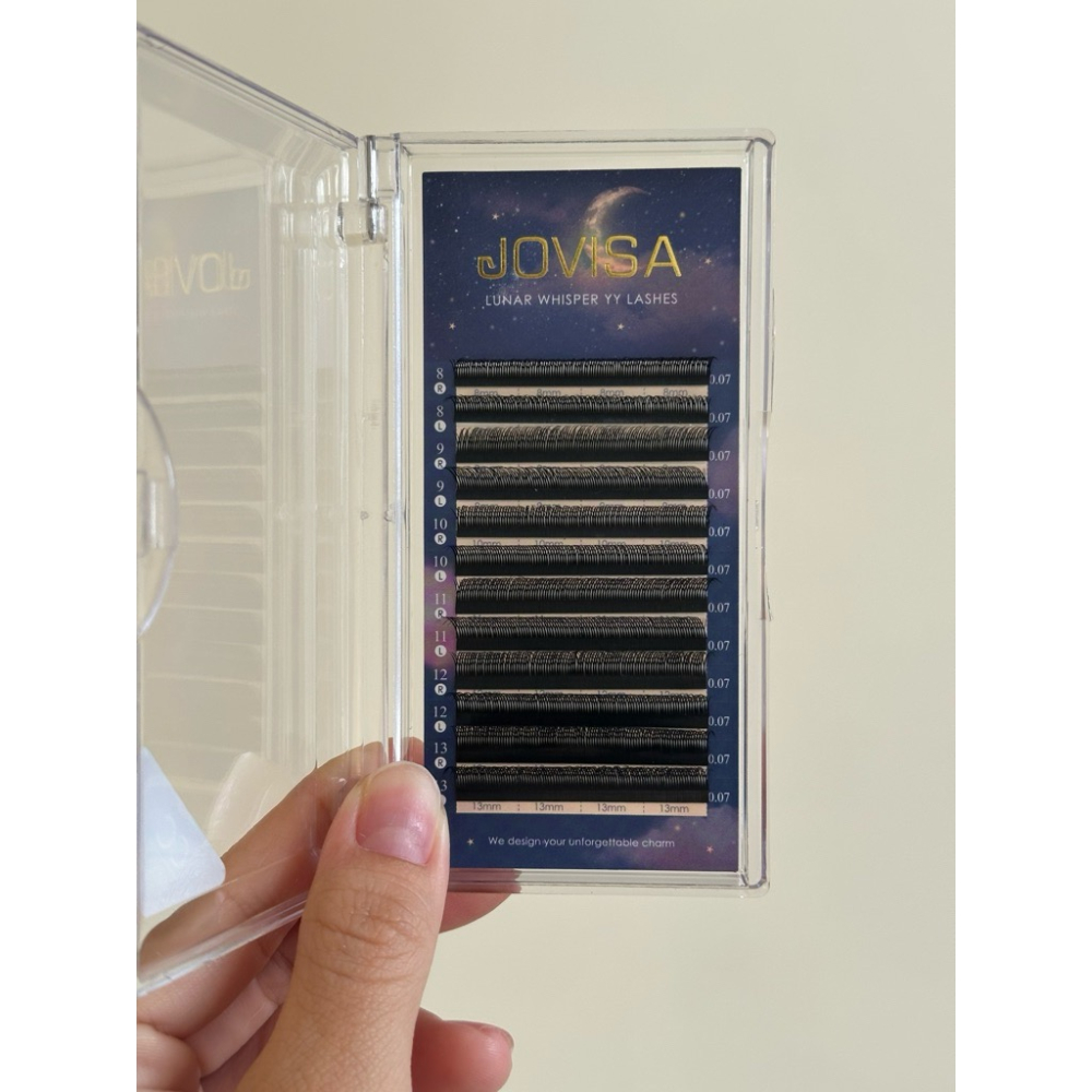 斜飛睫毛 JOVISA 現貨 美睫 斜飛假睫毛 假睫毛CC卷 D卷 綜合版 美睫材料 月光之韻 美睫娜娜-細節圖6