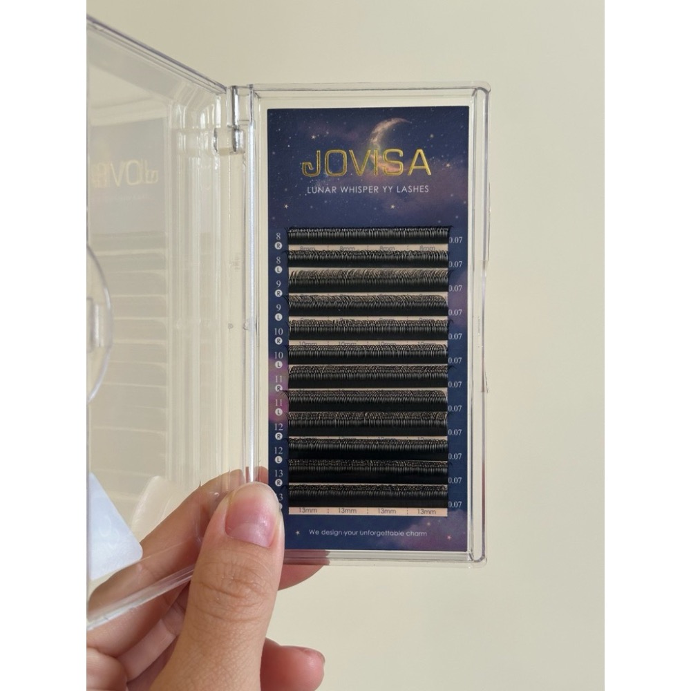斜飛睫毛 JOVISA 現貨 美睫 斜飛假睫毛 假睫毛CC卷 D卷 綜合版 美睫材料 月光之韻 美睫娜娜-細節圖6