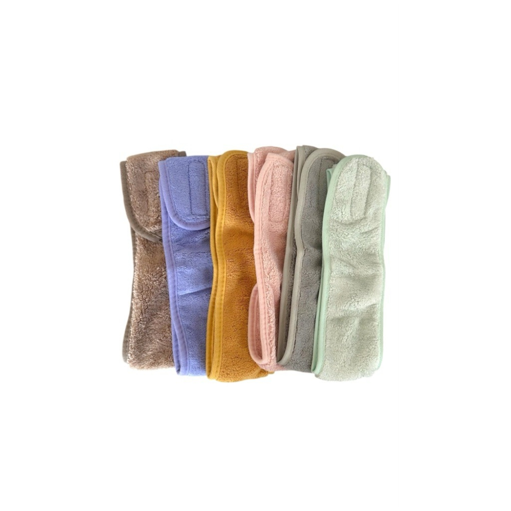 美睫頭巾 洗臉頭巾 紋繡頭巾 美容頭巾 洗卸頭巾 日常使用 頭巾 美睫專用 現貨 多色選擇 魔鬼粘 美睫娜娜-細節圖9