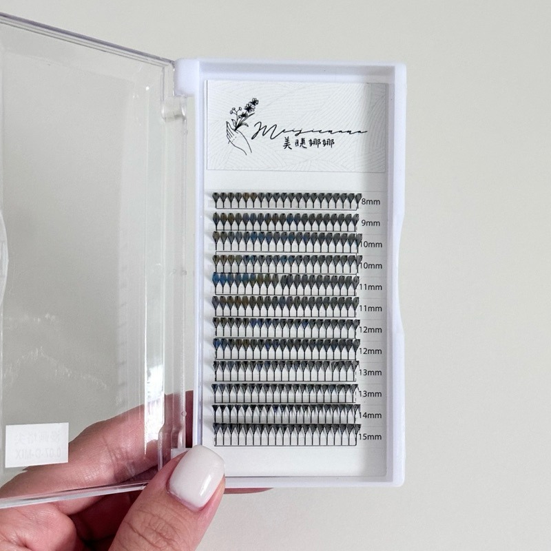 現貨 漫畫塔尖 中式美睫 美睫 漫畫睫毛 朵毛 便利花超人氣款 現貨秒發 假睫毛 睫毛材料美睫娜娜-細節圖5