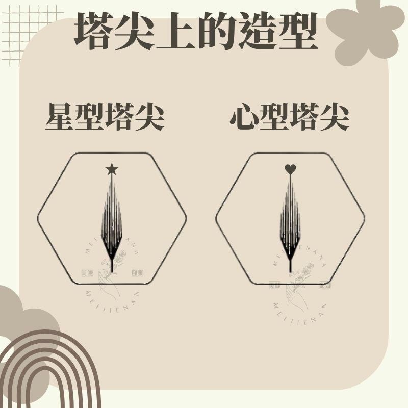 JOVISA 縵菈•星語 漫畫塔尖 塔尖 塔尖造型 睫毛造型 星形睫毛 心型睫毛 嫁接 美睫娜娜-細節圖3