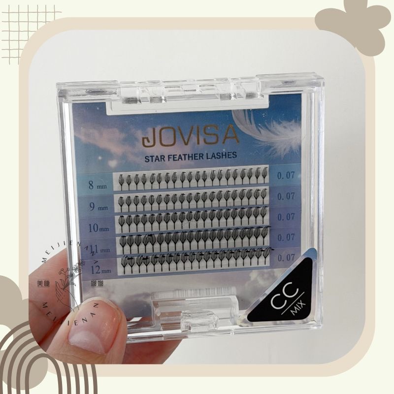 JOVISA 縵菈•星語 漫畫塔尖 塔尖 塔尖造型 睫毛造型 星形睫毛 心型睫毛 嫁接 美睫娜娜-細節圖6
