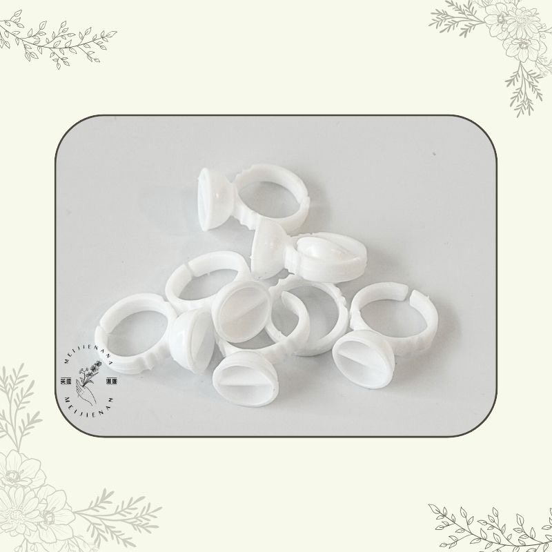 雙格黑膠 黑膠戒台 美睫戒指 雙格黑膠杯 戒指黑膠杯 紋繡 紋繡戒指 雙格黑膠 黑膠杯 美睫娜娜-細節圖5