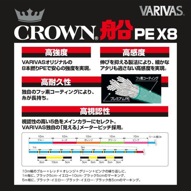 （八珍）新品＂免運費＂VARIVAS CROWN 五色線-細節圖3