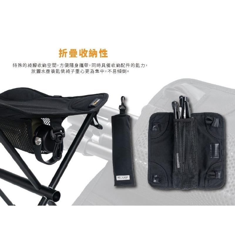 （八珍 新晟路亞）免運費   獵漁人 RONIN 摺疊 露營 收納椅 椅子  CORDURA-細節圖5