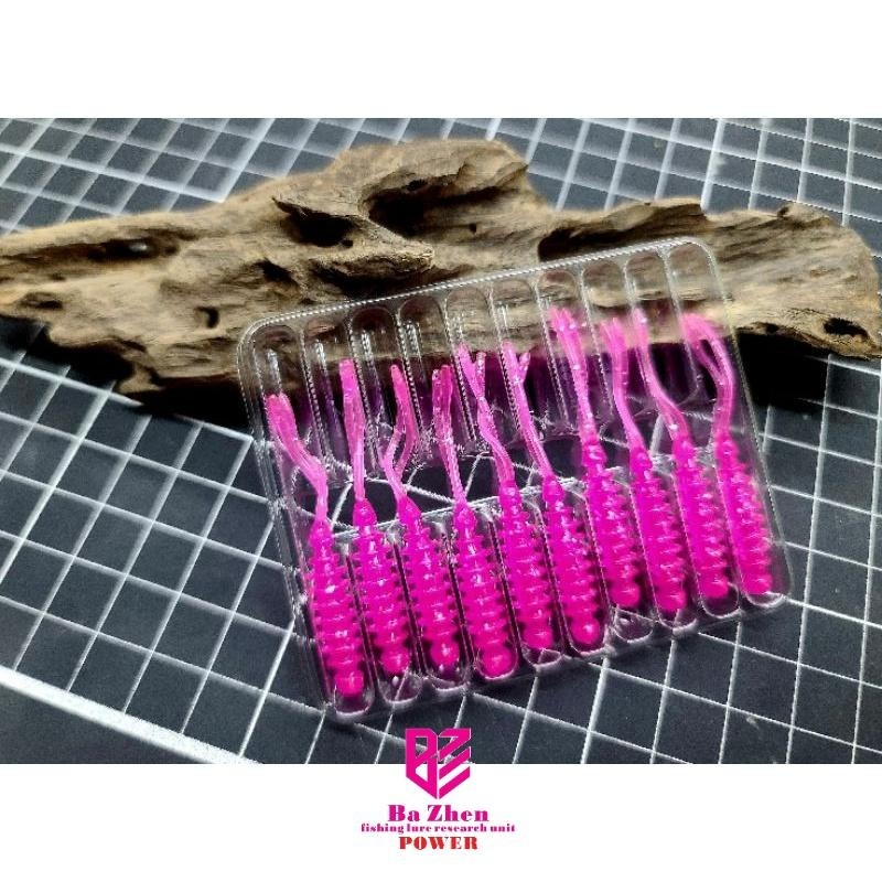 （八珍）莎美  蜜蜂先生 根魚 鉛頭鉤 曲柄鉤 叉尾魚  小扇蟲 軟蟲 2寸  2.5寸-細節圖4